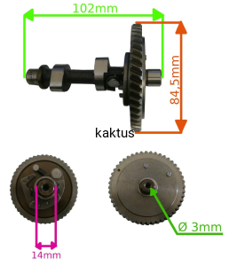 WAŁEK ROZRZĄDU SILNIKA NAC T680E
