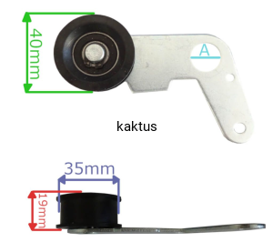 NAPINACZ PASKA Z ROLKĄ SRC36G 118802025/0