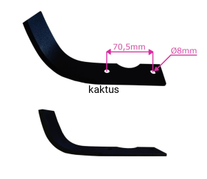 NÓŻ GLEBOGRYZARKI HORTMASZ LEWY