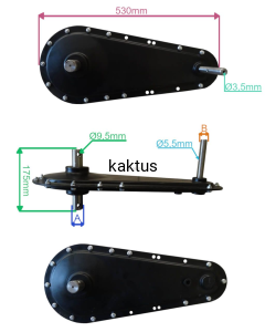 PRZEKŁADNIA GLEBOGRYZARKI HORTMASZ BK-55 KPL