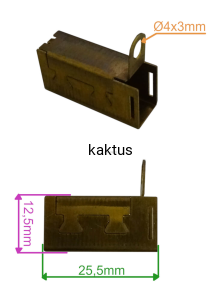 SZCZOTKOTRZYMACZ GLEBOGRYZARKI NAC WR8001 TIE140-W