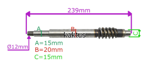 ŚLIMAK GLEBOGRYZARKI WORD MZTWDW400601 T40