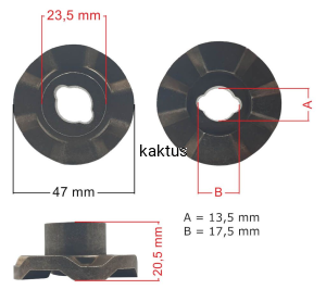 SPRZĘGŁO NAPĘDU GLEBOGRY NAC WR8001-1400 TIE140