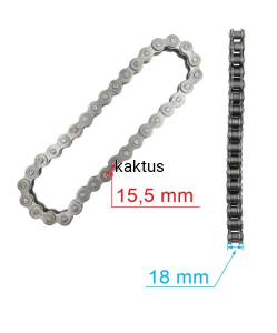 ŁAŃCUCH GLEBOGRYZARKI NAC TIP80-196-M 08B54 17OGNI