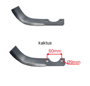 NÓŻ LEWY GLEBOGRYZARKI GRASS VEGA VT80 BK80