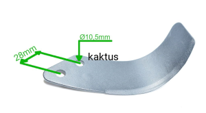 NÓŻ GLEBOGR GRASS GTB8512 GTL8513 MD109-120 PRAWY