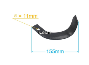 NÓŻ GLEBOG HORTMASZ HGS X620 PRAWY 11.110.003.0005