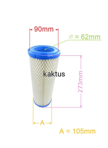 FILTR POWIETRZA ZONGSHEN FLORA GB1000 ZEWNĘTRZNY