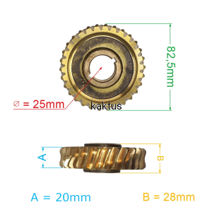 KOŁO ŚLIMAKOWE GLEBOGRYZARKI HORTMASZ X-GT65 N TYP