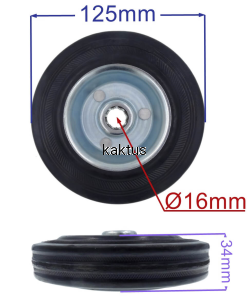 KOŁO PEŁNE METALOWE FI 125 LIDER FAWORYT ZG4038