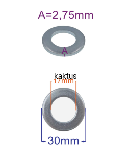 PODKŁADKA ŚRUBY UKŁADU KIER. STIGA 12521390/0