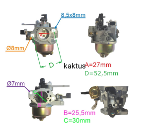 GAŹNIK SILNIKA HONDA GX390 (P27A.05) ZAMIENNIK