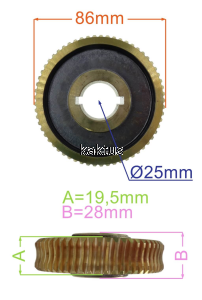 KOŁO ŚLIMAKOWE GLEBO X-GT65 KOŁA JEZDNE N TYP 61Z