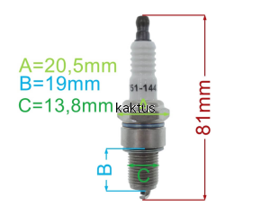 ŚWIECA ZAPŁONOWA MTD F5RTC 751-14437