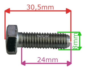 ŚRUBA KOSIARKI ALKO AL-KO 704545