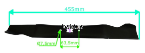 LISTWA TNĄCA 455 MM MTD 46 PTSPT SPH SPB ZAMIENNIK