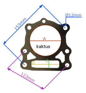 USZCZELKA GŁOWICY SILNIKA LONCIN LC1P85F-E5