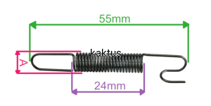 SPRĘŻYNA REGULATORA OBROTÓW LONCIN LC1P85F-E5