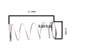 SPRĘŻYNA MEMBRANY GAŹNIKA BRIGGS CLASSIC