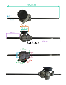 PRZEKŁADNIA NAPĘDU KOSIARKI SL46-5Z07010-TY T1110