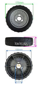 KOŁO T55 D=175MM KOSIARKI STIGA 381007344/0