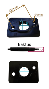 PODSTAWA GAŹNIKA SILNIKA KOSIARKI FAWORYT DK46P140