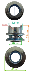 KOŁO PASOWE 22MM KOSIARKI HANDY YLK40N100 46N139