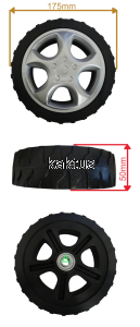 KOŁO 175MM KOSIARKI GRIZZLY BRM4640 BRM5055
