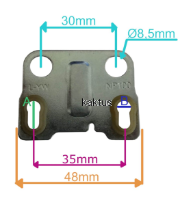 PROWADNICA 36X48MM ZAWORÓW FAWORYT DK41N130 N150