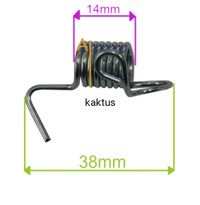 SPRĘŻYNA MOCOWANIA OSI KOSIARKI LIDER JV1200
