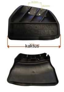 ZAŚLEPKA BOCZNEGO WYRZUTU KOSIARKI FAWORYT GYK 51