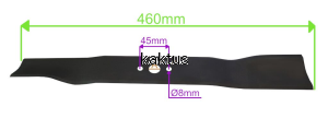 LISTWA TNĄCA 460 MM KOSIARKI STERKINS 46EP