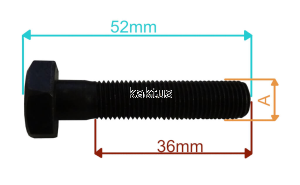 ŚRUBA NOŻA 45MM KOSIARKI LIDER SH46 SHA51BS625N-4W