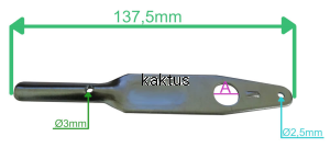 DŹWIGNIA MANETKI GAZU KOSIARKI HANDY WR46P139