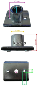 PIASTA NOŻA 22MM FAWORYT DK 41 46 53 DK46N150E-4W1