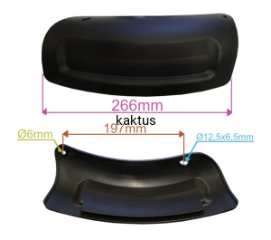 ZAŚLEPKA BOCZNEGO WYRZUT KOSIARKI HANDY WR51P139BW