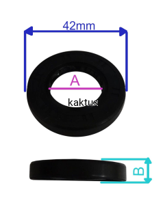 USZCZELNIACZ 23X42X7 DOLNY SILNIK DK46P140