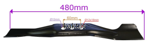 LISTWA TNĄCA 480 MM KOSIARKI CEDRUS VEGA KCL19