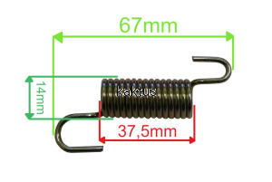 SPRĘŻYNA NACIĄGU PASKA KOSIARKI GRASS WORLD FL530