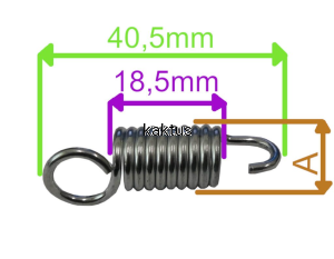 SPRĘŻYNA PRZEKŁADNI NAPĘDOWEJ KOSIARKI VEGA WYCOFA
