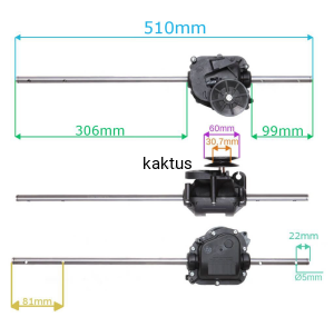 PRZEKŁADNIA NAPĘDOWA KOSIARKI WORD WORLD GTM560