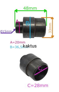 TULEJKA NAPĘDU KOSIARKI GRASS XSZ46 XSZ51