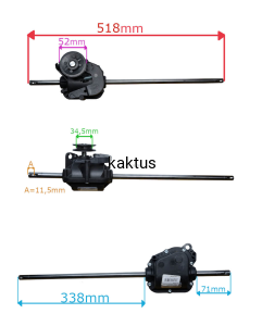 PRZEKŁADNIA NAPĘDU KOSIARKI ROZKWIT KCLM21 525S