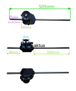 PRZEKŁADNIA NAPĘDU KOSIARKI ROZKWIT FD56 505MM