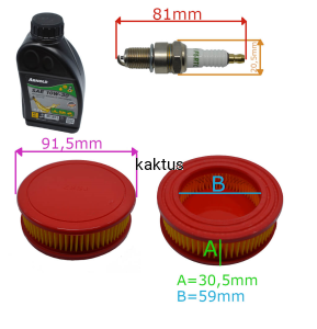 Zestaw serwisowy do silnika MTD Thorx 45 z autossa