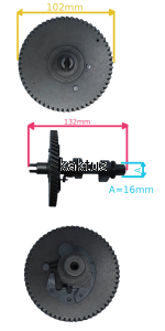 WAŁEK ROZRZĄDU SILNIKA KOSIARKI LONCIN LC1P92F 58Z