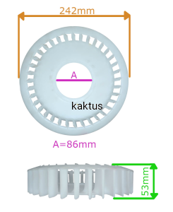 WENTYLATOR SILNIKA HONDA GXV 660 19511-Z6L-000