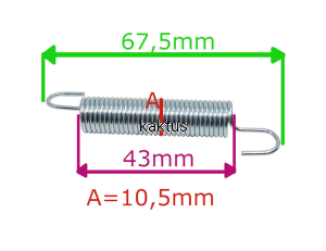 SPRĘŻYNA NACIĄGU KOSIARKI GRASS 4016800