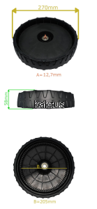 KOŁO 270MM NAPĘD 83Z FAWORYT GTR51 GTM51BS750N