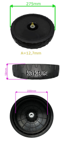 KOŁO FI 275MM KOSIARKI GATEC LIDER FAWORYT 81Z